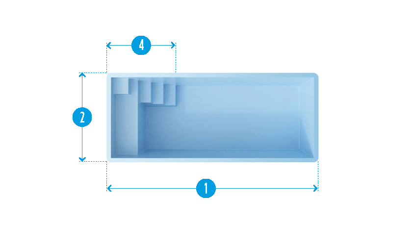 Inspiration Piscine – piscine à coque Couloir mini Redon