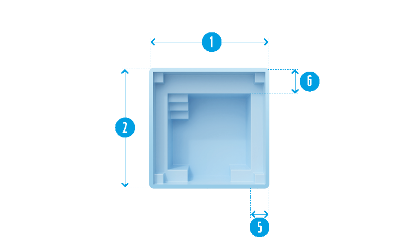 Inspiration Piscine – piscine à coque Mini carré moins 10m² Blain