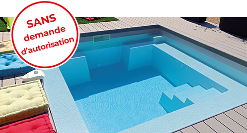 Inspiration Piscine – piscine à coque Mini carré moins 10m²